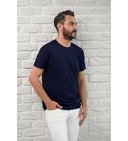 Paul Martin Slimfit Fit Bisiklet Yaka Rayon Kumaş Full Likralı T-shirt