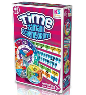 KS Games Time Zamanı Öğreniyorum Saat ve Takvim Eğitici Oyun Seti ZO234