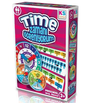 KS Games Time Zamanı Öğreniyorum Saat ve Takvim Eğitici Oyun Seti ZO234
