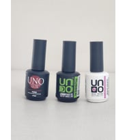 Kalıcı Oje Seti Uno Primer 15ml+Uno Rubber Base15+Uno Super Shine Top Coat15ml
