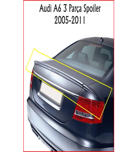 AUDİ A6 2005-2011 ASTARLI ANATOMİK SPOİLER 3 PARÇA