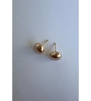 DÜĞME KÜPE (18 K ALTIN KAPLAMA )