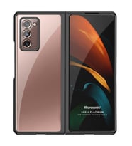 Microsonic Samsung Galaxy Z Fold 2 Kılıf Shell Platinum Siyah