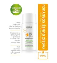 BABE Super Fluid Sunscreen Mattifying SPF50 50 ml