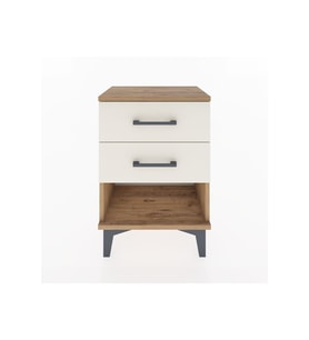 Arges Komodin 2 Çekmeceli 44x30x64 Çam-Aytaşı