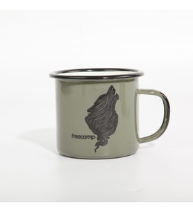 FreeCamp Campers Emaye Mug 350ml-YEŞİL