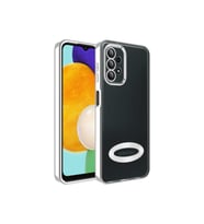 Samsung Galaxy A13 4G Uyumlu Kılıf Kamera Korumalı Logo Gösteren Zore Omega Kapak