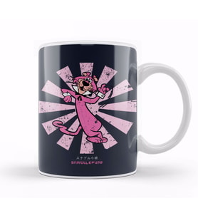 Snagglepuss Retro Japanese Kupa Bardak Porselen