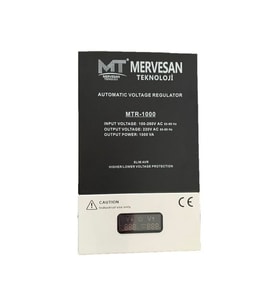 MERVESAN MTR-1000 Otomatik Voltaj Regülatörü (Beyaz)