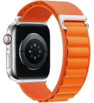 Apple Watch Series 7 45mm için Kordon Alps Spin Turuncu [Watch Series 7 45mm ile Uyumlu Kordon - Turuncu]