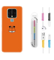 Tecno Camon 16 18P Pova 3 Pova Neo Kılıf Kablo Koruma Spiral Silikon Garfi 1733
