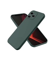 Realme Note 50 4G Kılıf First Silikon - Koyu Yeşil