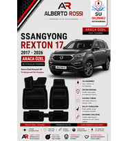 SSANGYONG REXTON 17 2017 - 2026 Araca Özel Kauçuk 3D Profesyonel Oto Paspası