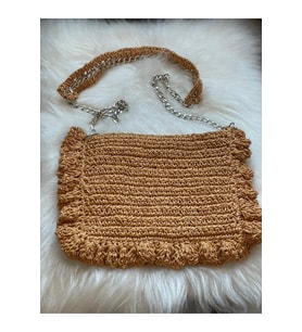 ÖZEL TASARIM KAĞIT İP FIRFIRLI ÇANTA 32X23 CM