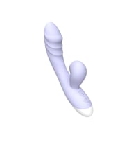 Emişli Curved Rabbit Vibratör Mor