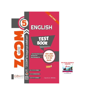 Günay Yayınları 5. Sınıf Zoom İngilizce Test Book Soru Bankası Yeni Sorular Geliştirilmiş Güncel Müfredat (Çok Renkli)
