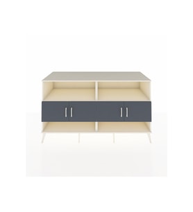 Kronos Konsol 4 Raflı 4 Kapaklı 176x59x99 Aytaşı-Antrasit