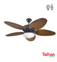 Kaşkar -Taflan T52047L Kahverengi Uzaktan Kumandalı Lambalı Tavan Vantilatörü