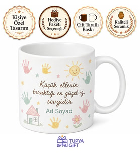 Kişiye Özel Kreş Hatırası Baskılı Kupa Bardak Hediye Anı Kupası
