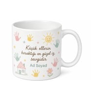 Kişiye Özel Kreş Hatırası Baskılı Kupa Bardak Hediye Anı Kupası