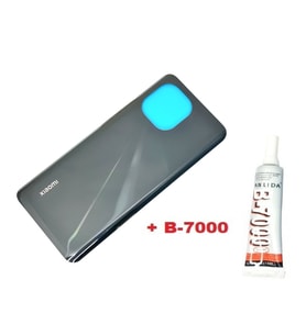 Tkgz Xiaomi Mİ 11 Arka Kapak Batarya Pil Kapağı (CAM+B-7000) SİYAH