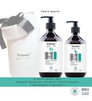 Sirenol Organik 2'li Bebek Bakım Seti - ( Şampuan +Vücut Losyonu ) 400 mL / 250 mL
