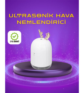 Renkli Led Işıklı Sürekli Spreyli Masa Nemlendirici