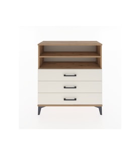 Arges Şifonyer 2 Raflı 3 Çekmeceli 88x30x96 Çam-Aytaşı