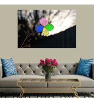 Miyrem Exclusive Serie"  Renk ve Yapraklar Kanvas Tablo