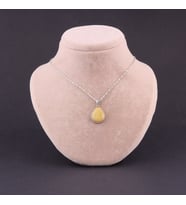 Kehribar (Fosilleşmiş Çam Reçinesi) Gümüş Kolye Ucu - M357
