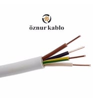 Antigron Kablo Nym 4x4 Öznur (100 Metre) (Beyaz)