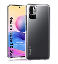 Microsonic Xiaomi Redmi Note 10 5G Kılıf Transparent Soft Beyaz