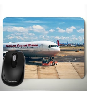 Kişiye Özel Esprili İsme Özel Hava Yolları Mousepad