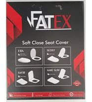 FATEX SAFİR SOFT ( 36 x 45 cm ) YAVAŞ KAPANAN PLASTİK KLOZET KAPAĞI