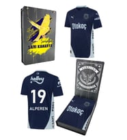 Fenerbahçe Orijinal Unisex Kişiye Özel Forma 24-25 Yeni Sezon Mavi Forma Kutulu