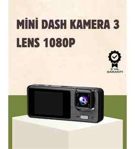 Full HD 3 Kanallı Araç Kamerası - Akıllı Çözümlerle Sürüş