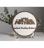 Bk Gift Kişiye Özel Kabartma Tasarım Ahşap Baba Tabelası, Babaya Hediye, Babalar Günü Hediyesi, Ev Dekorasyonu-14