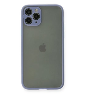 iPhone 11 Pro Kılıf Montreal Silikon Kapak - Gri