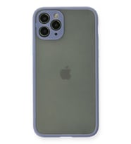iPhone 11 Pro Kılıf Montreal Silikon Kapak - Gri