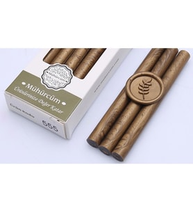 Mühür Mumu Çubuk 11mmx120mm 10lu Paket Model: 555 ANTİK AÇIK GOLD 