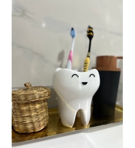 DorDen3D Diş Fırçalık Sevimli Banyo Aksesuarı