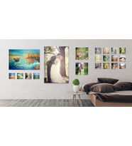 Premium Kişiye Özel 2 Adet Metal Poster Tablo Full Hd Kalite Baskı 20x20 Cm