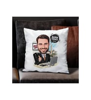 Karikatürlü Erkek Yastık