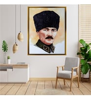ÇERÇEVELİ ATATÜRK TABLO S497