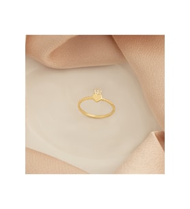 KALP TAÇ YÜZÜK (Gold)