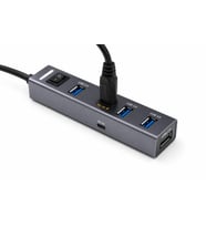 Usb Type-c 3.1 Gen1 Hub 4 Port 5 Gbps Gri TU360