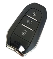 Citroen C3 C4 C5 Aircross Uyumlu Smart Kumanda Anahtar Kabı Oto Anahtarlık Orta Far Tuşlu Logolu