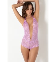 Miorre Dantelli Göğüs ve Sırt Dekolteli Babydoll (A.MOR)