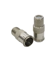 Cablemaster F Quick Konnektör 10 Adet (Gümüş)