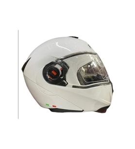 Motosiklet Kaskı Sertifikalı Ece Belgeli Çene Açılır Motosiklet Kaskı Güneş Vizörlü Whıte